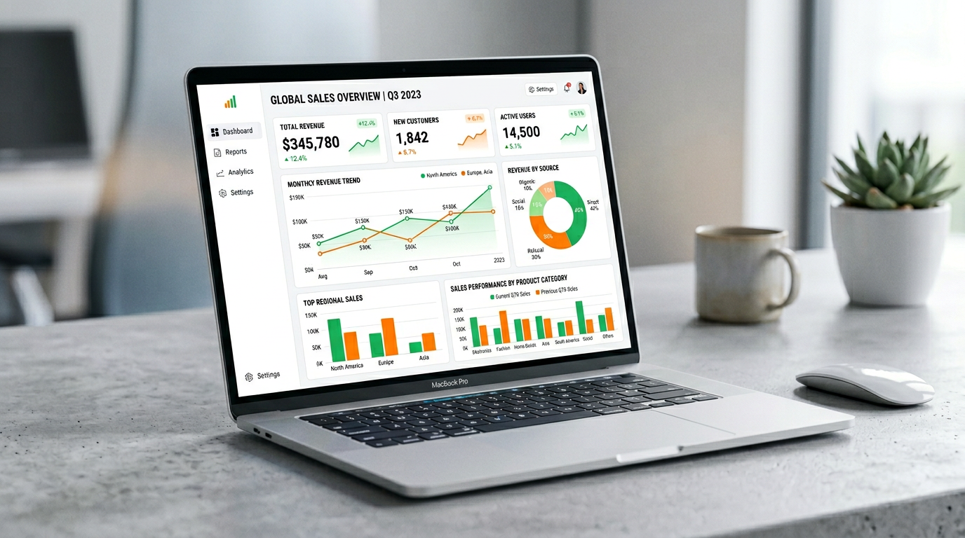 Sudden Data dashboard preview